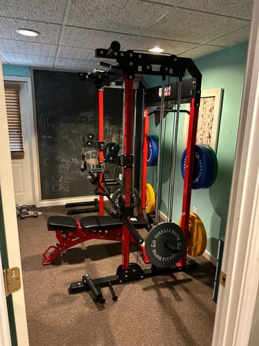 Customer photo review of Major Fitness F22 All-In-One Home Gym Power Rack