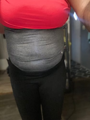 Customer photo review of Women's Heat Trapping Waist Toner