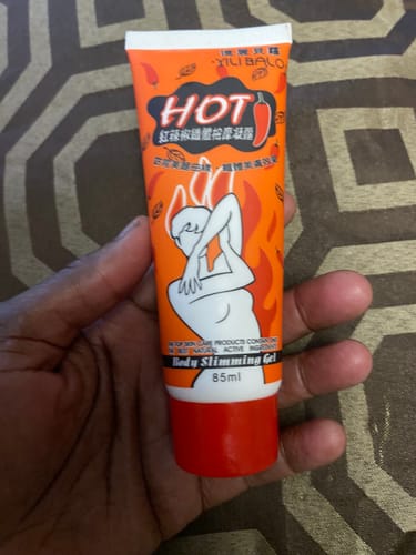 Customer photo review of Weight Loss Hot Chilli/Coffee Slimming Gel