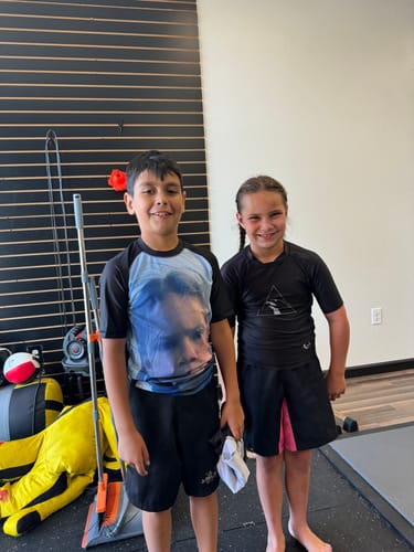 Customer photo review of Customized Black Rash Guard / Compression Top