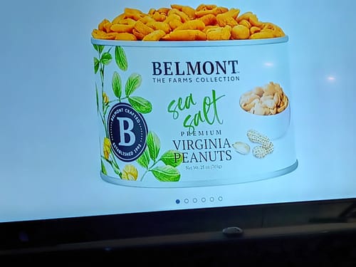 Customer photo review of Jumbo Salted Cashews