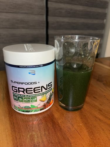 Customer photo review of Superfoods + Greens