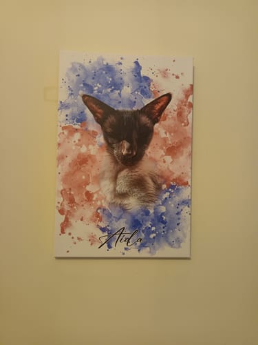 undefined review of Your Pet as Watercolor Portrait image 1 out of 1