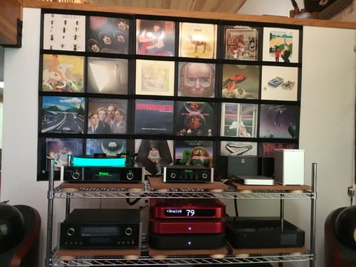 Customer photo review of 12" Vinyl Record Display Frame - LP Wall Storage
