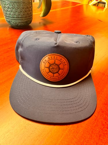 Customer photo review of Custom Leather Patch Rope Hat