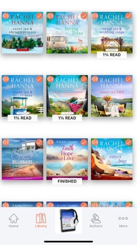 Customer photo review of Sweet Tea B&B Audiobook Bundle