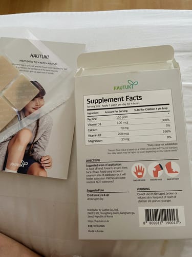 Customer photo review of HAUTUKI Growth Acceleration Patch