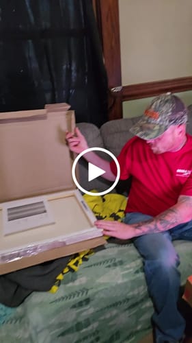 Customer video review of Personalized Watercolor Memorial Portrait