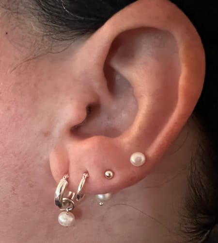 Customer photo review of Joy Earrings Set 925