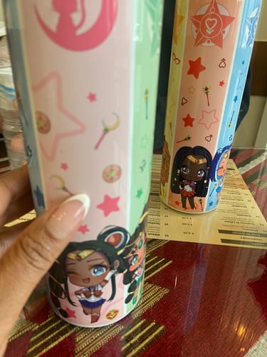 Customer photo review of Melanated Pretty Guardians Tumbler