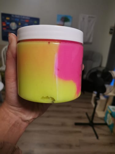 Customer photo review of Banana Split | Foaming Body Scrub