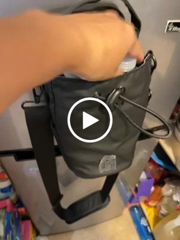 Customer video review of MAGNETIC BOTTLE BAG (Back Order)