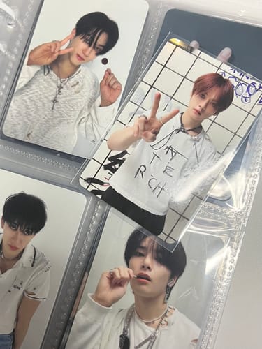 Customer photo review of PREMIUM PHOTOCARD SLEEVES - PURPLE VERSION (57x88MM)