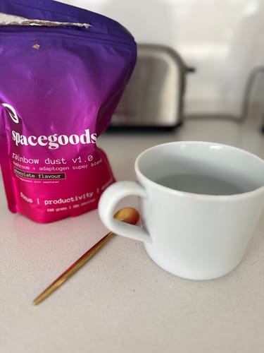 Customer photo review of rainbow dust