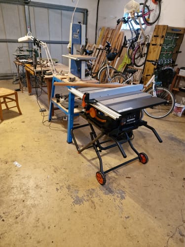 Customer photo review of Pack Evolution : Scie circulaire 185mm R185CCSX+ avec lame multi-matériaux TCT et sac de transport + guide de coupe de 2,8m