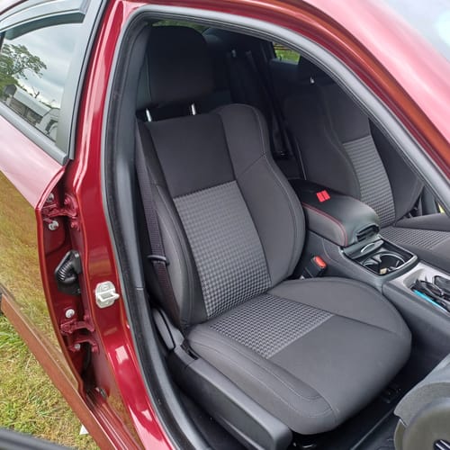Customer photo review of 2015+ Dodge Charger Custom Leather Seat Covers (Performance Seats)