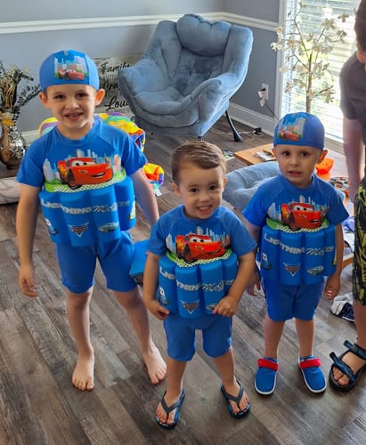 Customer photo review of The Floatee with UV Protection (6 months - 8 years)