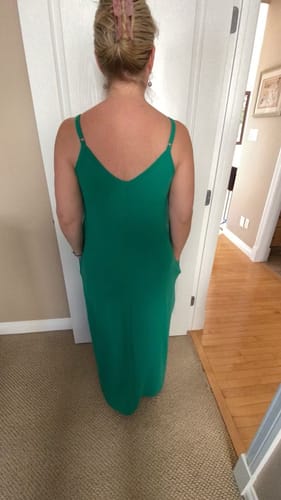 Customer photo review of Zen Divine Maxi Dress (Kelly Green)