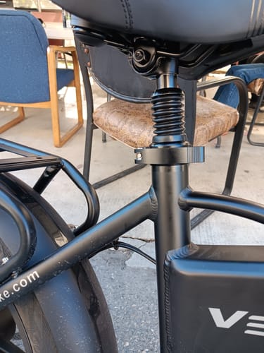 Customer photo review of Spring Shock Seatpost