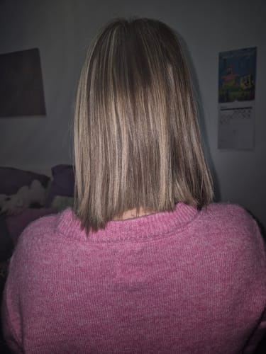 Customer photo review of Glow + Grow Hair Growth Collagen