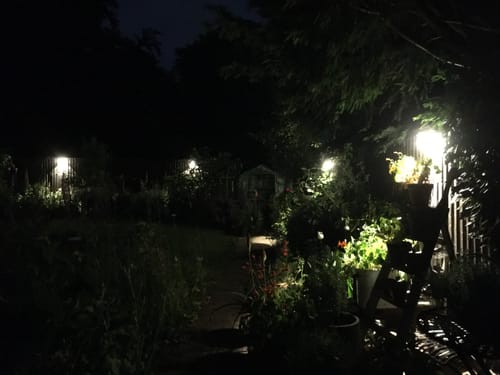 Customer photo review of 5W LED Interior/ Exterior Decorative Wall Light IP65 Anthracite Grey Die-casting Aluminum with 1.5 Meters Pre-Wired cable