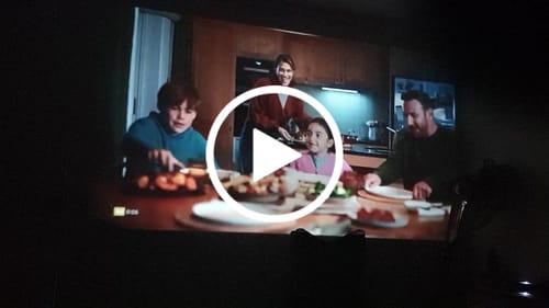 Customer video review of MovieHub™ Ultra HD Projector + FREE Projector Screen