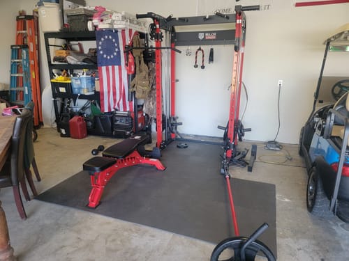 Customer photo review of Major Fitness F22 All-In-One Home Gym Power Rack