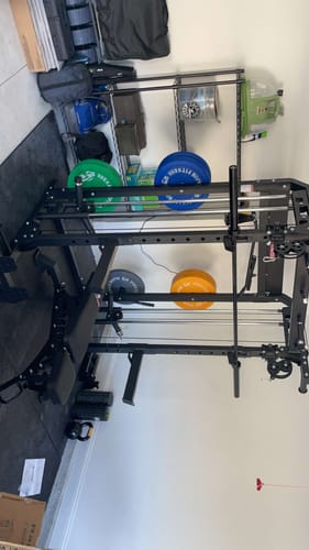 Customer photo review of MAJOR FITNESS All-In-One Home Gym Power Rack Package Raptor F22