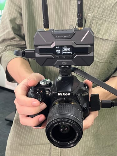 Customer photo review of Lemorele Wireless HDMI USB-C-1080P Transmitter Kit 【R200】