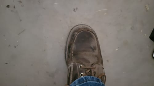 Customer photo review of 6 Inch Moc Steel Toe Boot