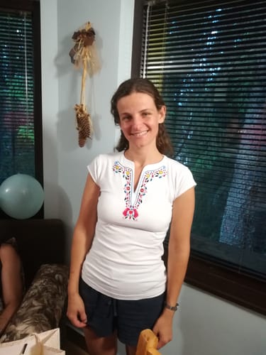 Галя Г. review of Тениска с V-деколте "Плодородие" image 1 out of 1