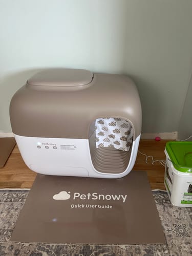 Customer photo review of Self-Cleaning Litter Box