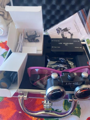 Customer photo review of Loupe binoculaire professionnelle