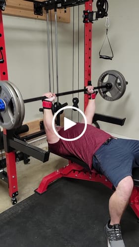 Customer video review of Major Fitness F35 All-In-One Home Gym Wall-Mount Folding Power Rack