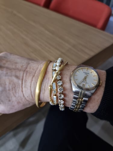 Customer photo review of BRUSHED BANGLE - GOLD