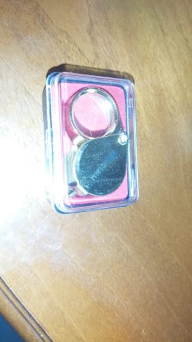 Customer photo review of Loupe de poche pliable