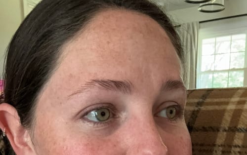 Customer photo review of ETERNAL EYEBROW GROWTH GEL