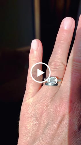 Customer video review of The Triple Bezel | E.W. Emerald & Tapered Baguettes