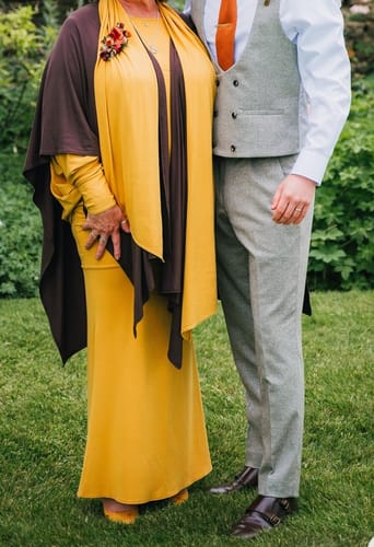 Hannia J. review of WRAP TOP BROWN image 1 out of 1