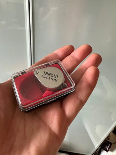 Customer photo review of Loupe de poche pliable