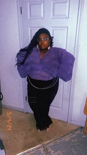 Customer photo review of Extended Length 60 Inch Tie On Feminine Embrace Tie On Waist Beads