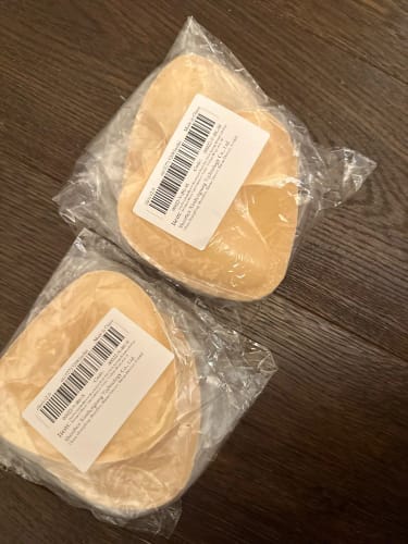 Customer photo review of Instant Volume Sticky Bra Inserts