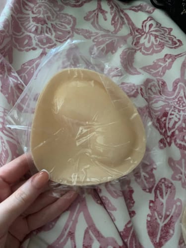 Customer photo review of Instant Volume Sticky Bra Inserts
