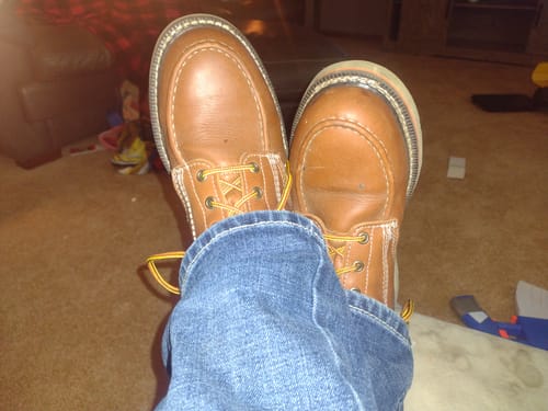 Customer photo review of 6 Inch Moc Toe Boot