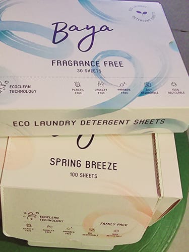 Customer photo review of Laundry Detergent Sheets - Fragrance Free