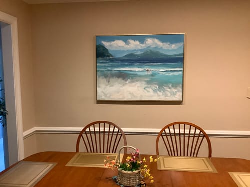 Customer photo review of Beach & Ocean Canvas Art #BE004