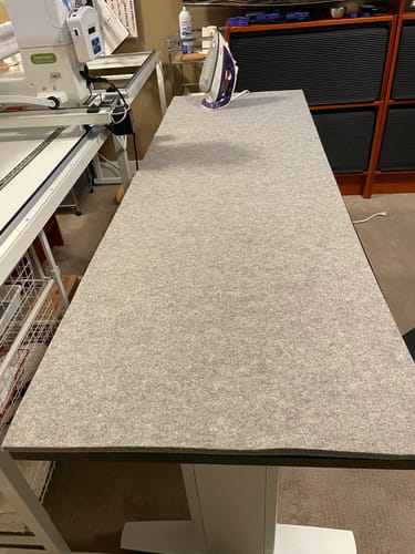 Customer photo review of Custom Wool Ironing Mat - FINAL SALE