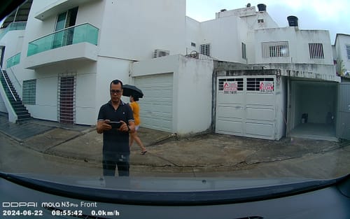 Customer photo review of N3 Pro 1600P Dual Dash Cam