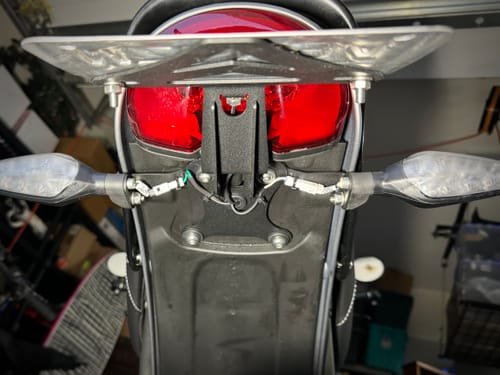 Customer photo review of Triumph Speed 400 & Scrambler 400 Plug & Play Tail Kit