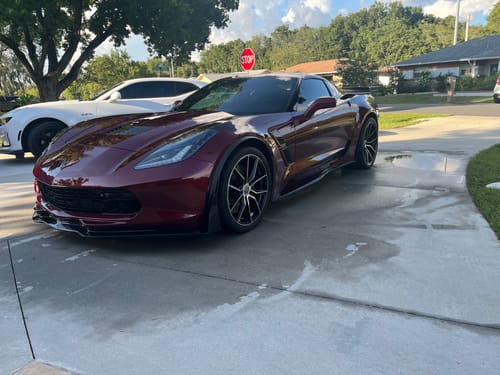 #3275 R. review of Corvette C7 Grand Sport / Z06 Side Skirts Rocker Panels image 1 out of 2